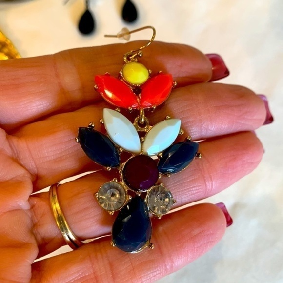 💐5/25 Jewelry lot bundle earrings necklaces bracelets chunky stretch modern - Picture 11 of 14